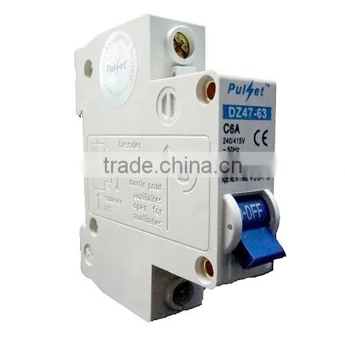 circuit breaker single phase 1 pole circuit breaker