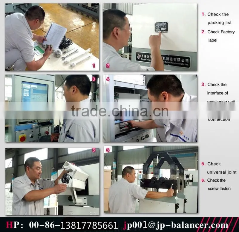 Balancing machine for Turbine