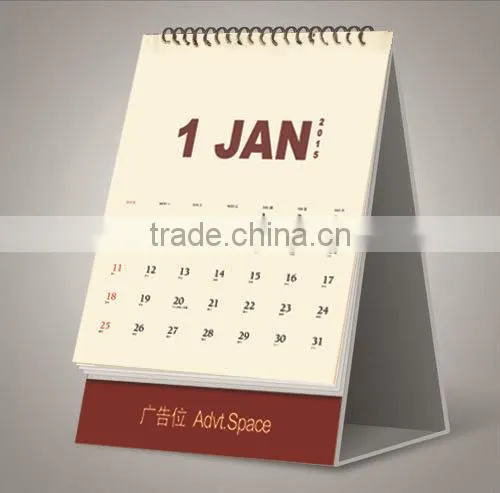 Double Sided Art Paper Calendar Printing