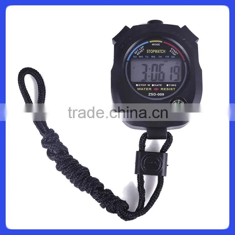 Large display digital waterproof sport stopwatch