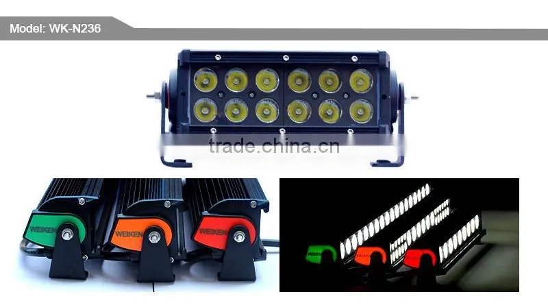 Double Rows 36W Led Light Bar Car Led Light Bar For Jeep Offroad
