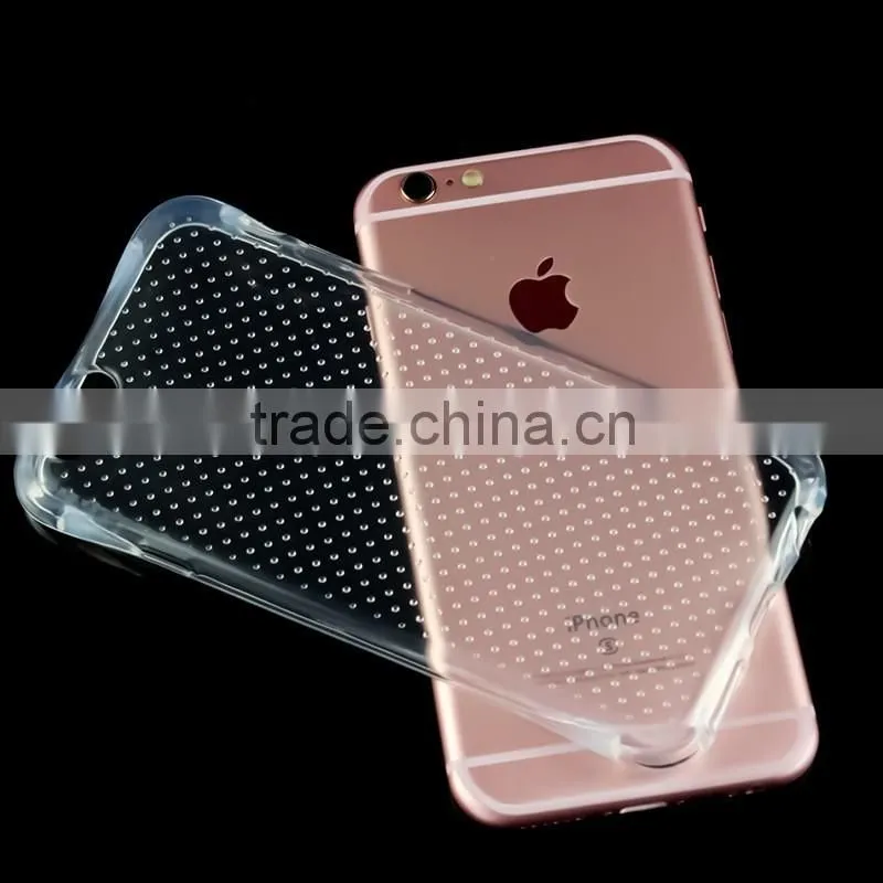 New shockproof Ultra Thin Light Clear Soft Gel TPU Silicone Case Cover For iPhone 6 6S pLUS