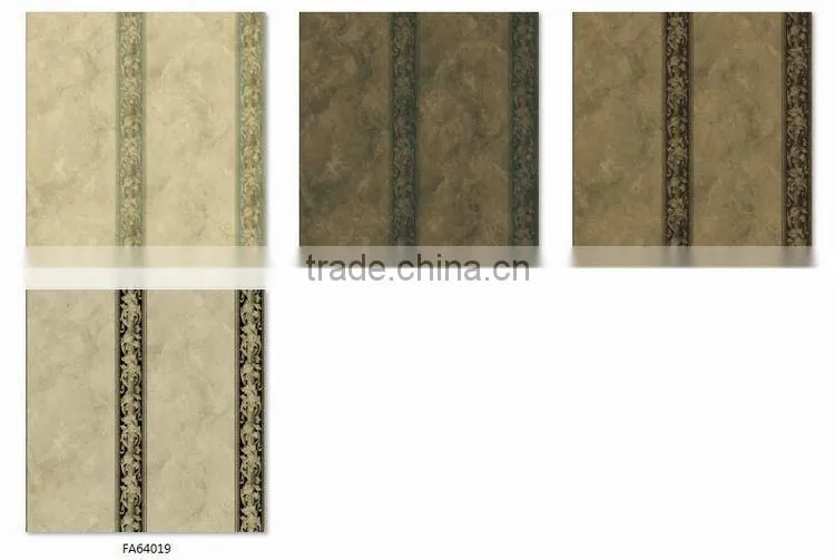 affordable printing vinyl wallpaper, bronze simple vertical stripe wall mural for household , elegant wall covering contractor