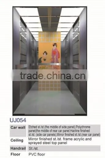 Elevator Cabin With Art Painting Elevator Cabin Design