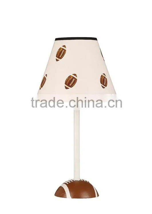Sports ball base table lamp for children's room
