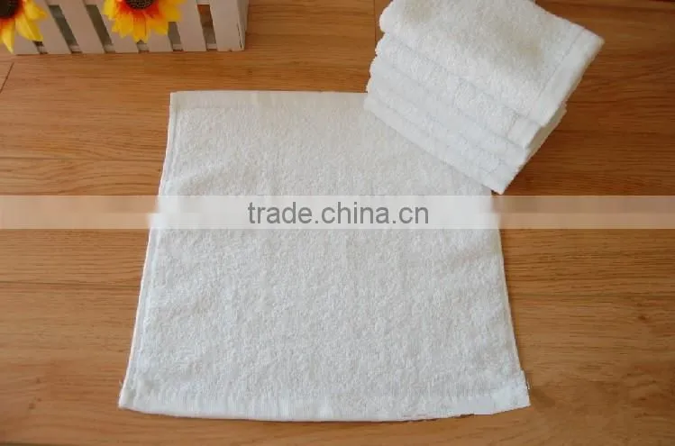 Disposable 100% cotton terry hot serving tray airline towel