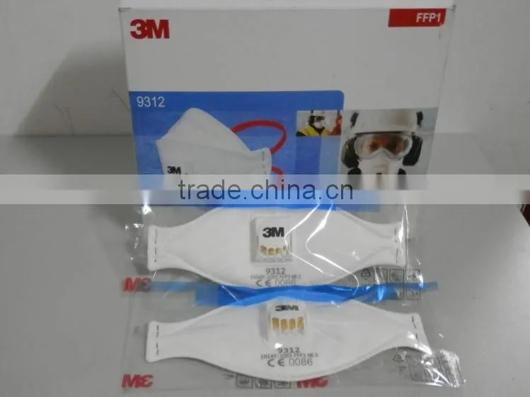 3M EN149:2001 FFP1 9312 respirators mask, FFP1 3M 9312 gas mask