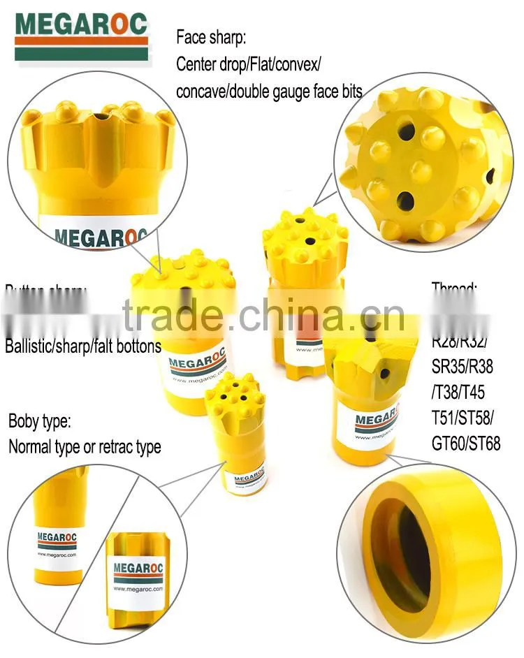 rock drill jack hammer bit