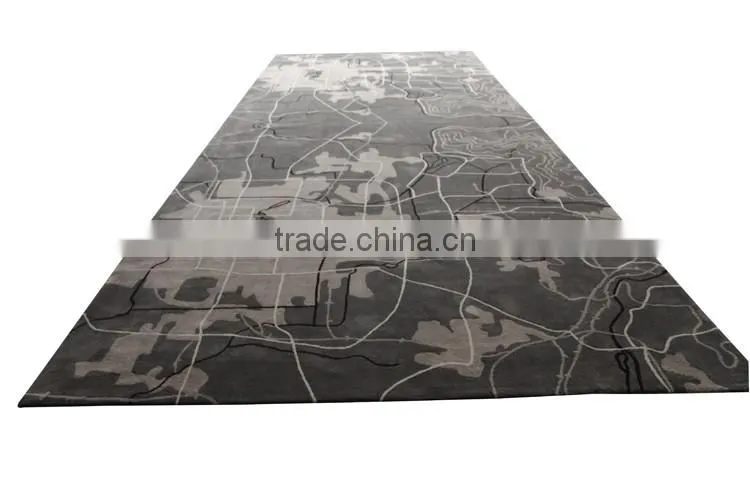 100acrylic/100wool Hand Tufted Carpet For Any Size Living Room RugYB-A039