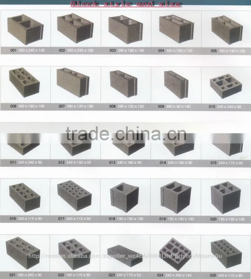 Hot sale low price QTJ4-40 concrete block machine