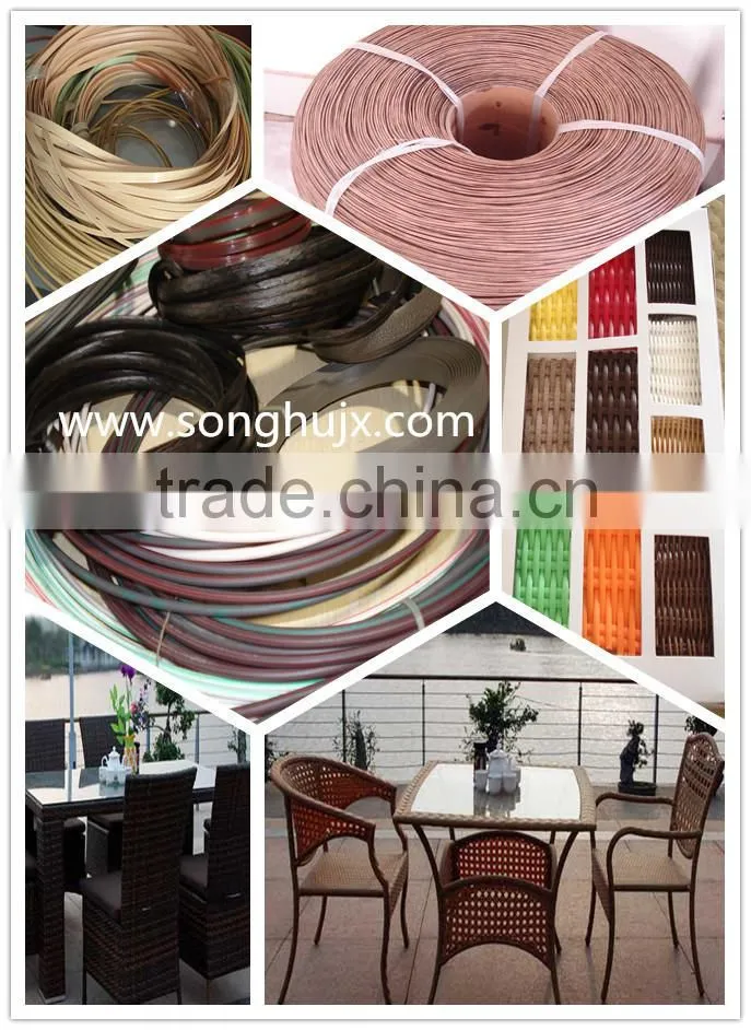 The latest PP/PE/PVC plastic imitation rattan extrusion line