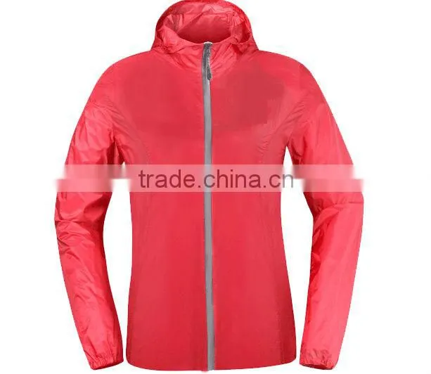 lightweight waterproof women hoodie jacket