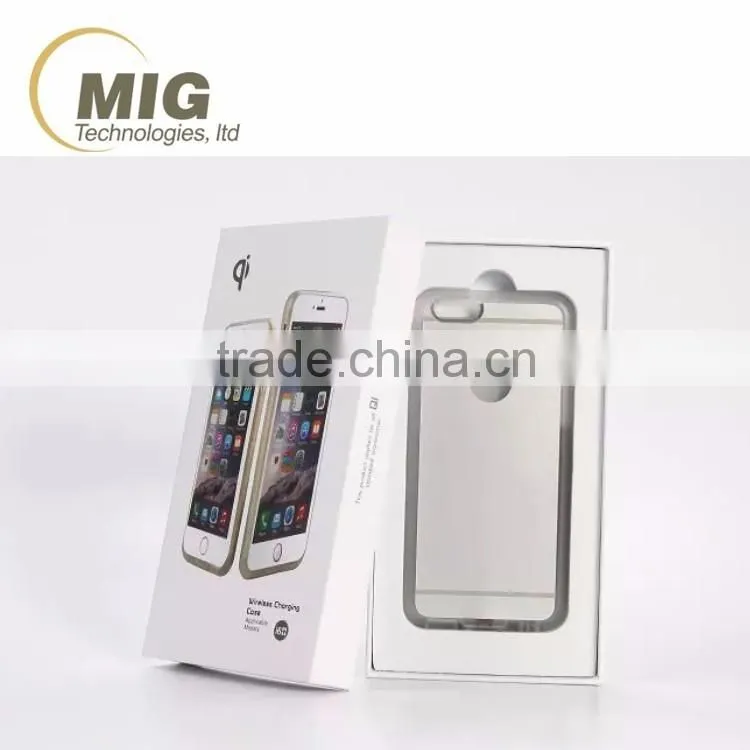 Qi Wireless Charger Receiver case portable charger receiver case for iphone 6/6s plus
