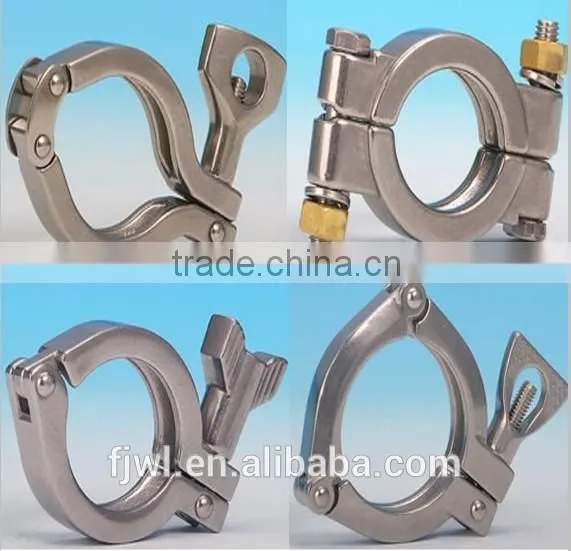 Hot sale SS304/316L stainless steel pipe fitting clamp