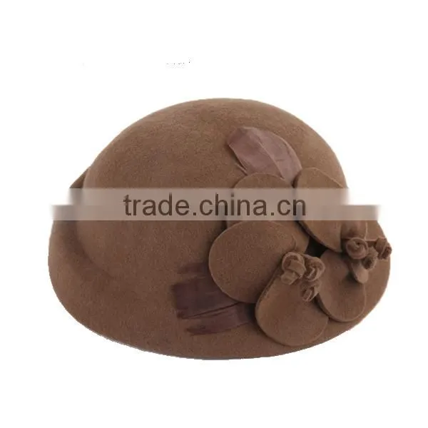 Ladies Winter Wool Felt Beret Beanie Hat With High Quality