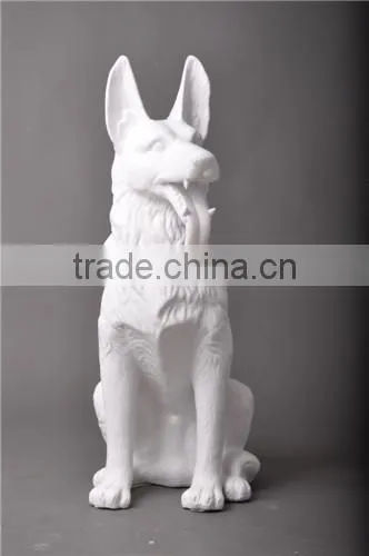 Fashion fiberglass display dog mannequin for sale