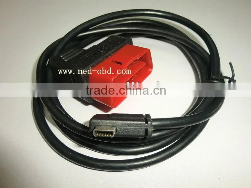 90 Degree OBD2 16pin Male Connector to Micro USB Cable 5ft/1.5m