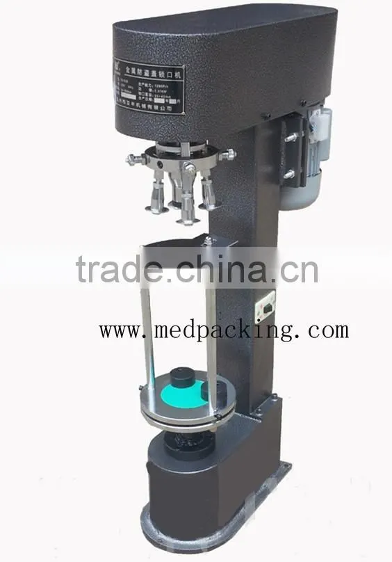 Semi-Auto Glass liquor bottle capping Grinding Machine