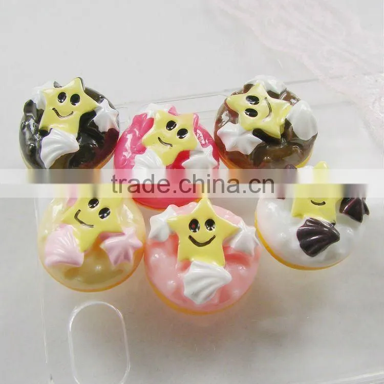 wholesale Kawaii flat back resin ice cream cabochon