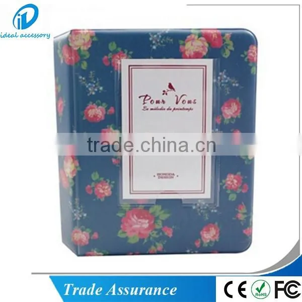 Fujifilm Film Album 64 Pockets Vintage Floral Photo Album for Instax Mini Films