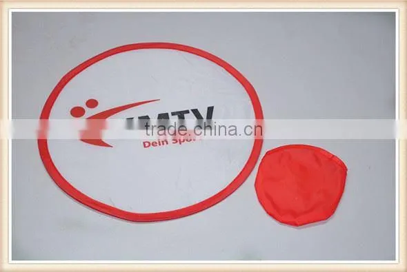 Promotional foldup foldable frisbee