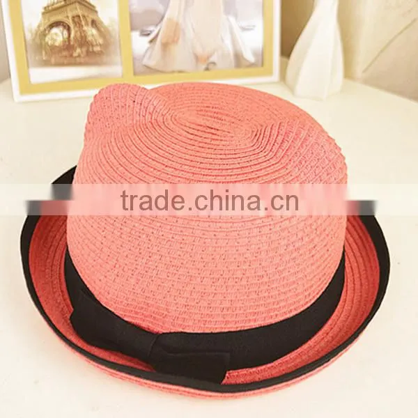 high quality Custom Cheap Fashion natural Straw Hats Made In China
