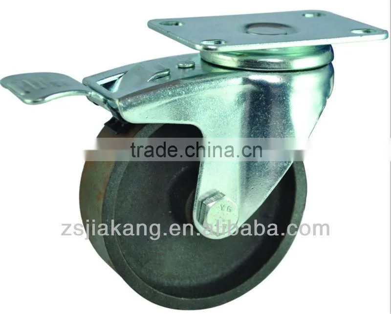 100mm cast iron casters,swivel wheels for trailers