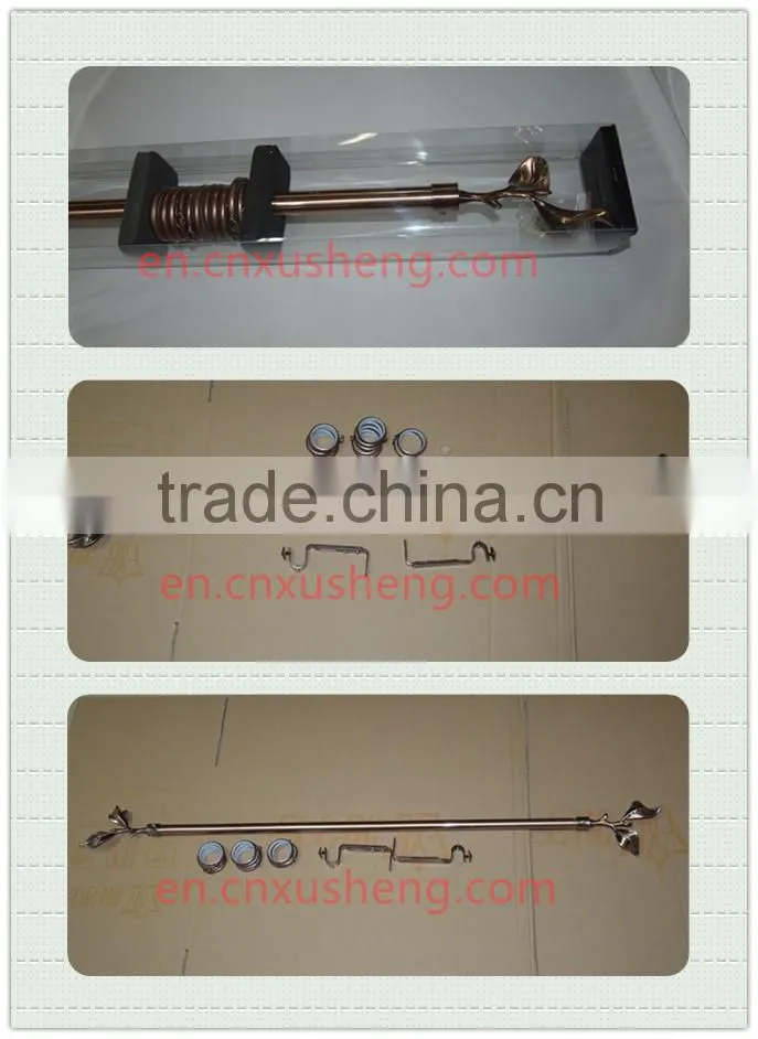 2014 Top Sellings 16/19mm Decorative iron curtain rods