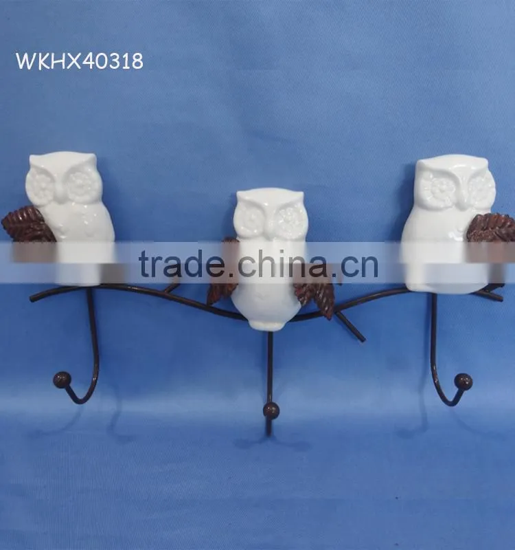 Best seller cloth hooks ceramic wall hanger
