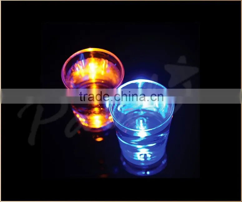 2OZ LED liquid activated light up shot glasses