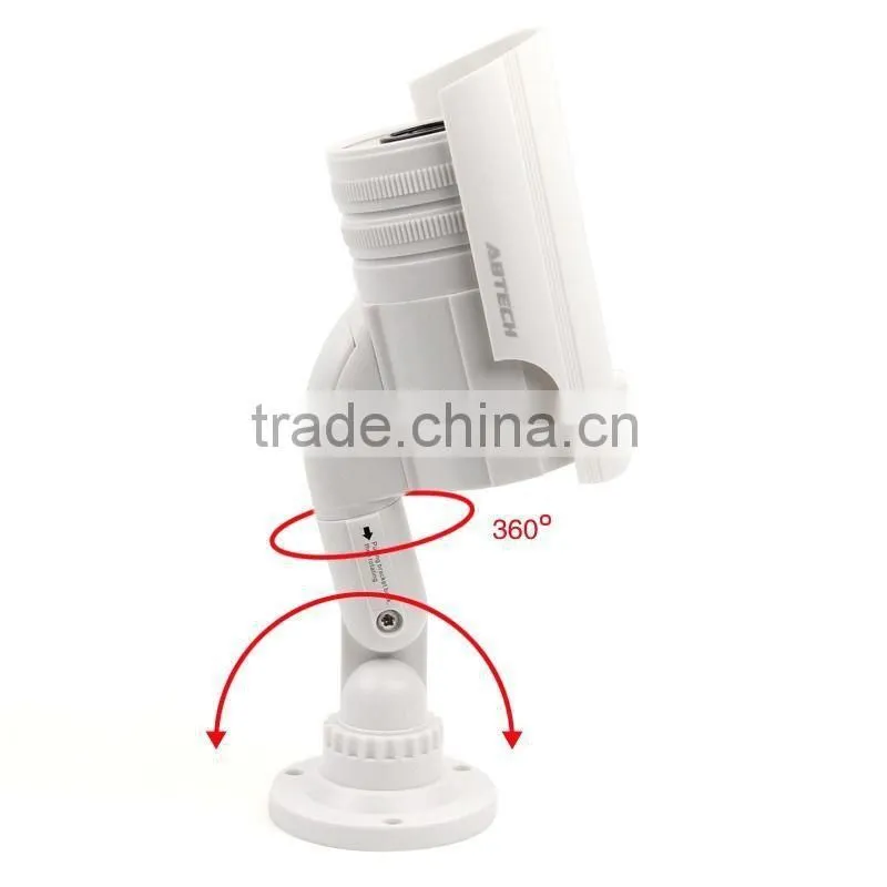 Mock Security Surveillance Dummy CCTV Camera With Flashing Red LED & Fake IR LED
