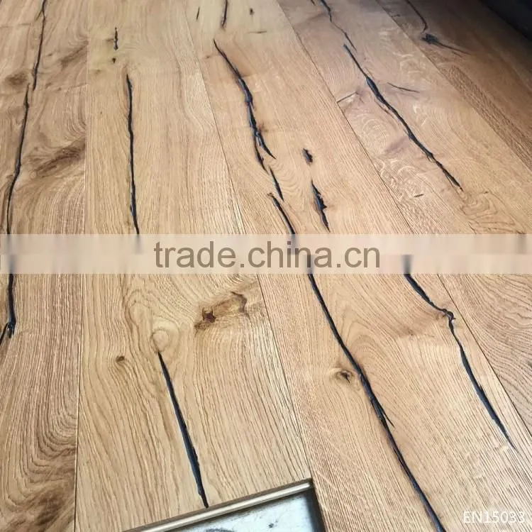 Antique Style Distressed CED Grade Oak Engineered Wooden Floor