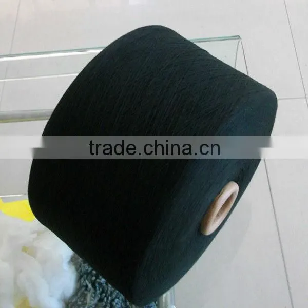 5s gloves yarn 70% cotton 30% polyester black color