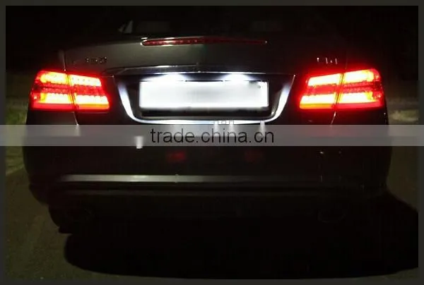 China manufacturer led automotive lighting W203 4D Sedan LED License Plate Lamp led license lights