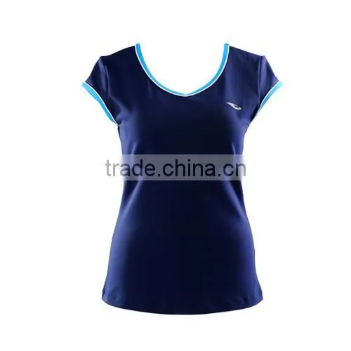 Custom 92% Supplex 8% Lycra Dri Fit Fitness Shirts for Women Wholesale