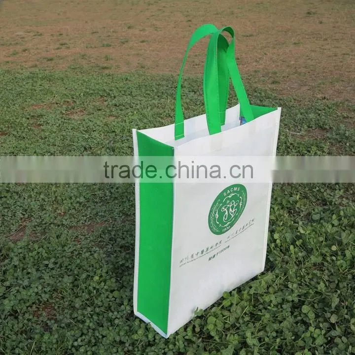 Eco-friendly promotional pp non woven advertising bag for shopping bag