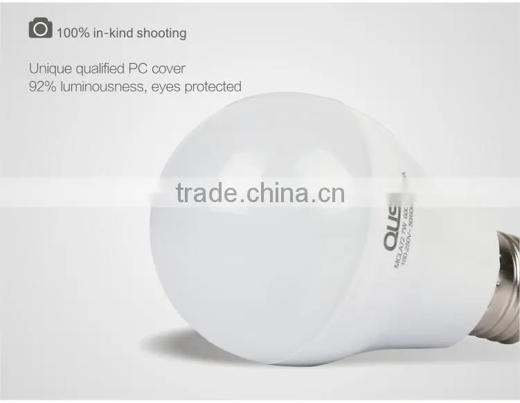 Factory Price 12W Aluminum Surrounded with PC lamp bulb led 12w