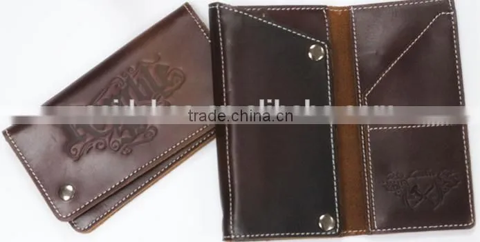 High quality man's wallet,soft top grain leather men wallet,supple genuine leather man wallet with custom logo