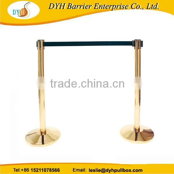 gold stanchion crowd control stanchion post crowd control strap barrier