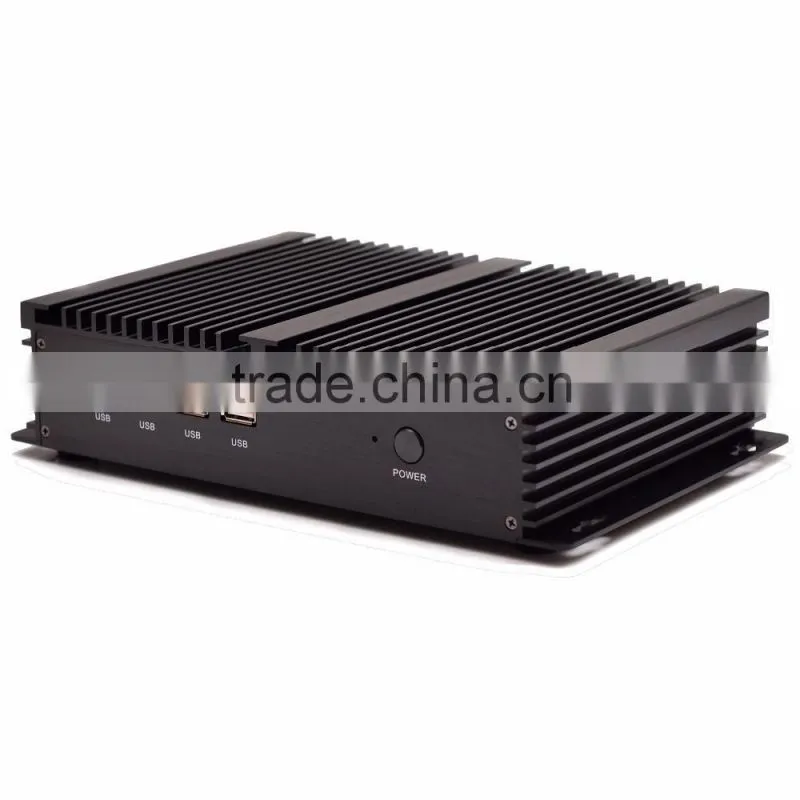 mini computers i3 Tobshiba Fanless Mini PC with Intel dual Core i3 4010u 1.7G Intel HD4K resolution 2*MSATA+SATA