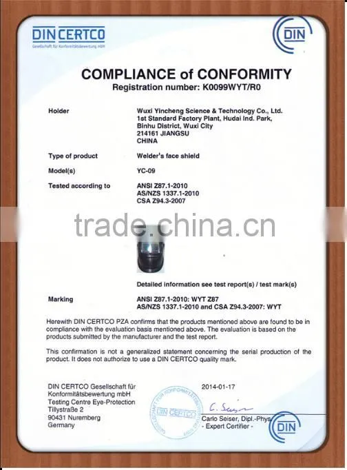 High Quality Auto darkening Welding Helmets