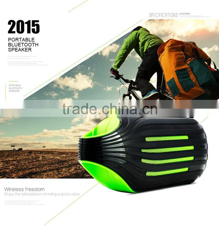 Portable Mini Bluetooth Speakers Metal Steel Wireless Smart Hands Free Speaker With FM Radio Support SD Card For iPhone