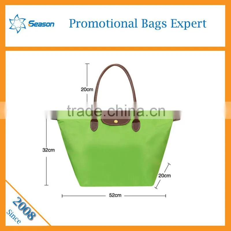 2016 Candy colors Custom cheap handbags from China foldable Beach Tote Shoulder Bag