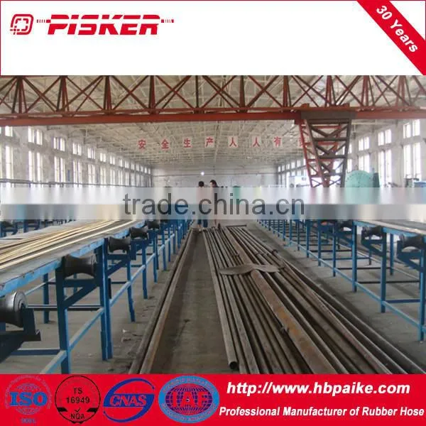 two high tensile fibre braided hydraulic hose