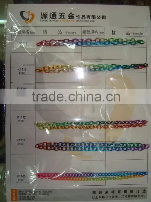 Yiwu Factory manufacture sell decorative hanging chain