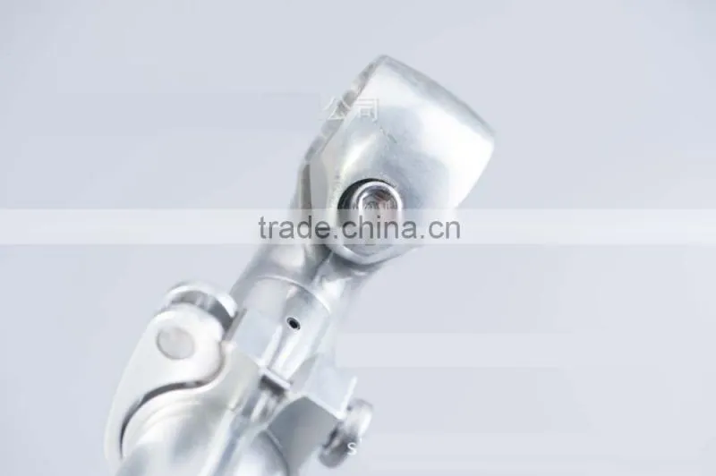 2015 Newest 22.2mm/25.4mm Bar Bore Silver Alloy Folding Bike Handlebar Stem