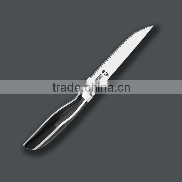 SS430 Bolster handle cheap steak knife 5"steak knife