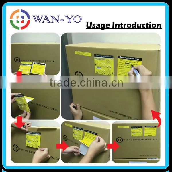 Leaning Label Plus - sensitive monitor shipping label