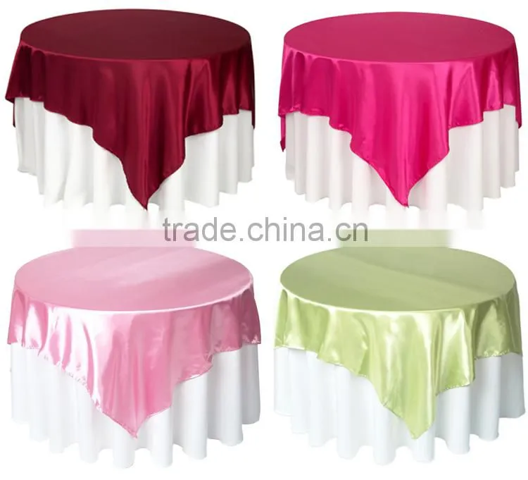 Satin cheap table cloth