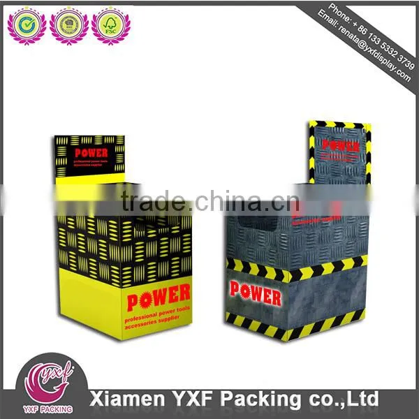promotion design display rack designing skincare paper racks / display shelves / PDQ